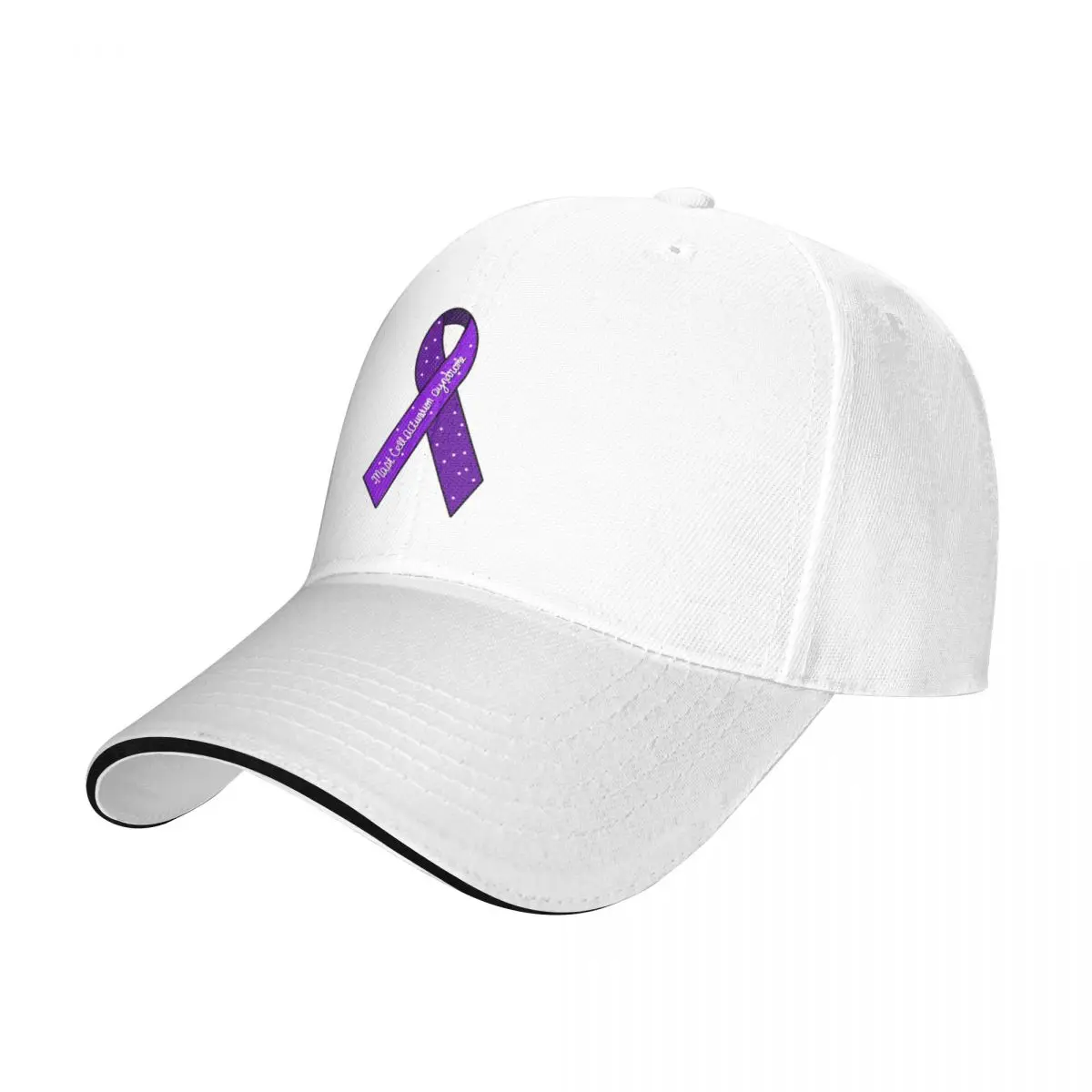 

Mast Cell Activation Syndrome Awareness Ribbon Baseball Cap Sunscreen Golf Luxury Cap dad hat For Man Women's