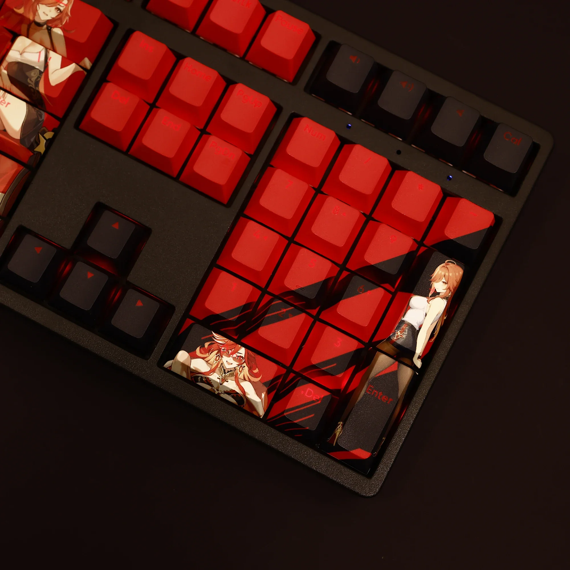 108 tasti/Set Genshin Impact mvuika PBT Keycaps Cherry Profile fai da te personalizzato per MX Switch tastiera meccanica regalo di gioco Anime