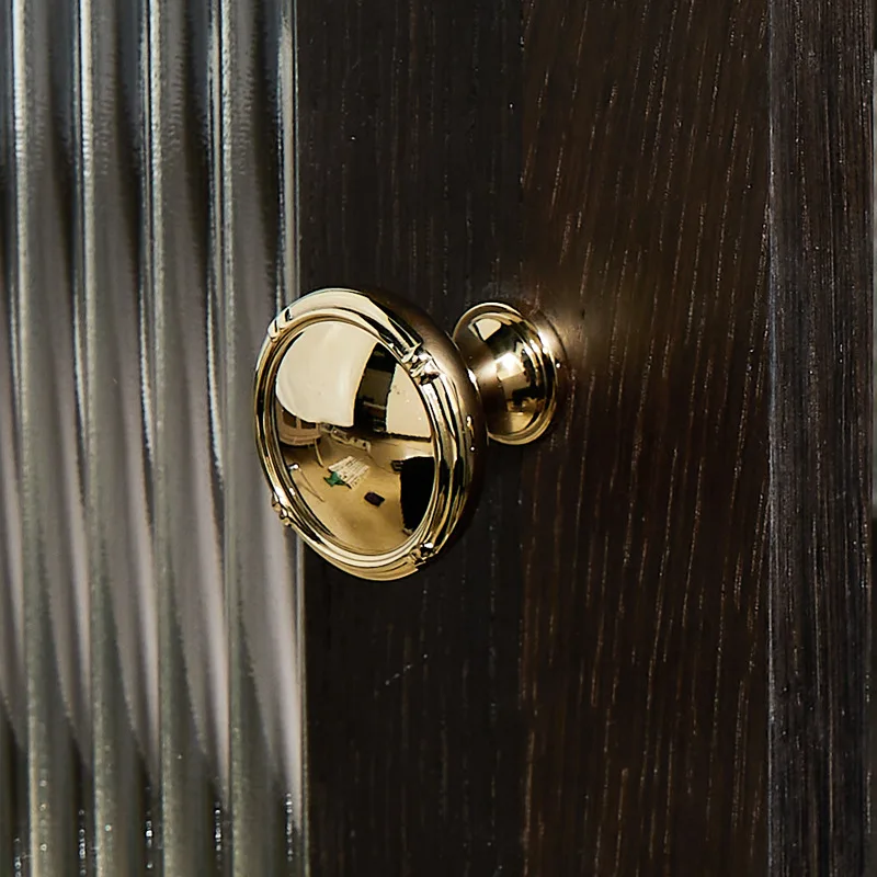 2pcs Brass Elegant Golden/Silvery Crown Drawer Pulls for Cabinets Handles / Luxury Shoe Box Drawer Cabinet Wine Bar Knob 31mm