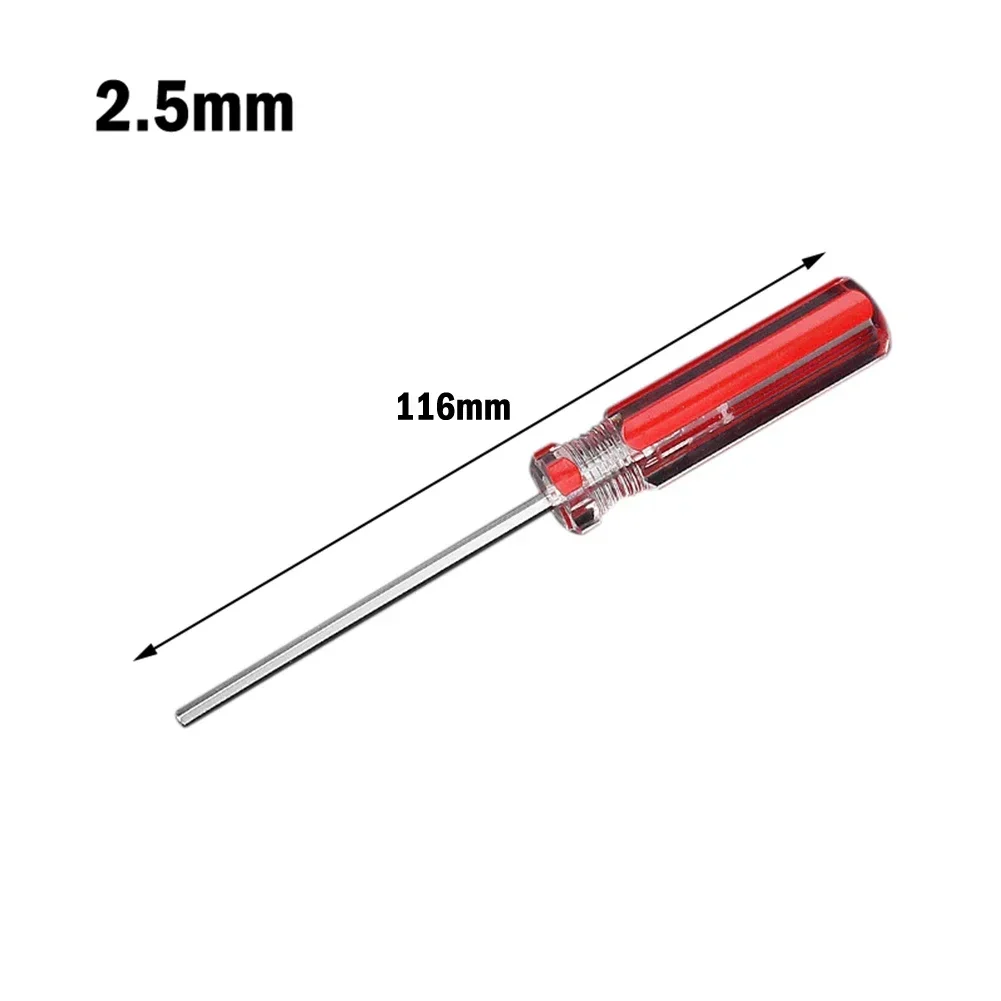 1/7pcs 1.5/2/2.5/3/4/5mm Precision Hexagon Screwdriver Set Flat Head Hex Magnetic Nutdrivers Repair Hand Multifunction Tools