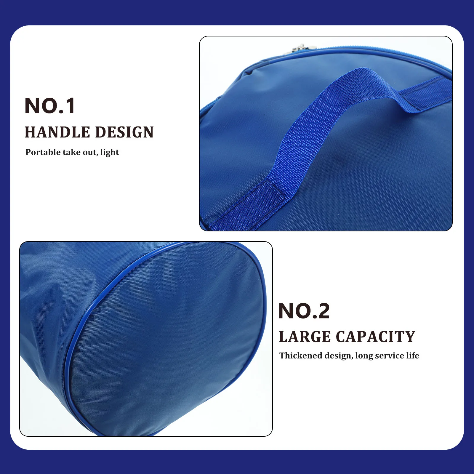 

1pc Table Tennis Balls Bag Large Capacity Portable Oxford Cloth Pouch For Outdoor Sports Training Storage Multi-Function