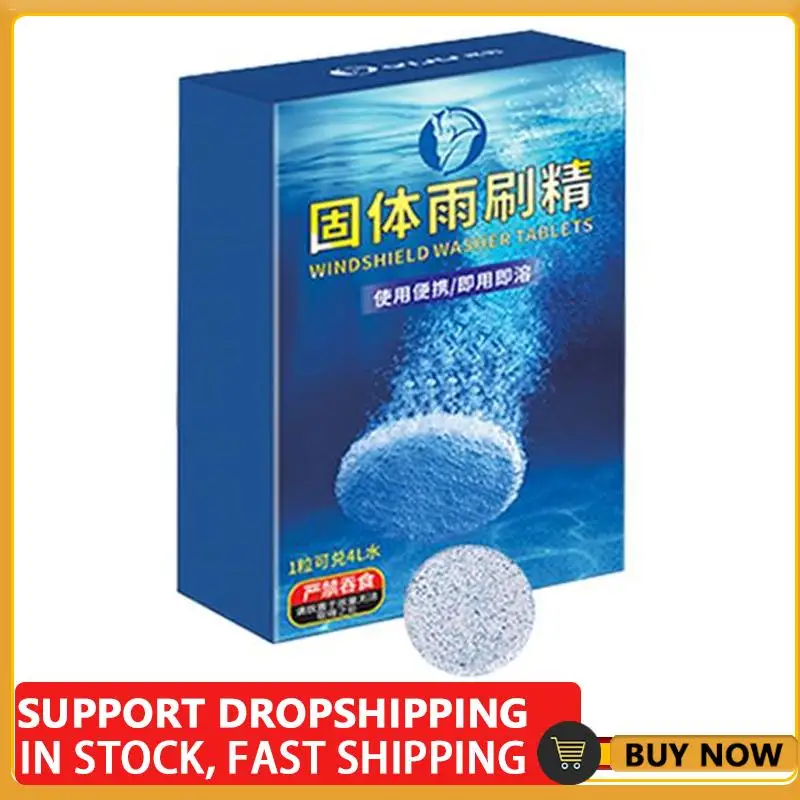 

Car Cleaning Tablets Auto 8pcs Solid Cleaner Tablets Active Ingredients Car Windshield Washer Tablets For Mini Cars Sedans