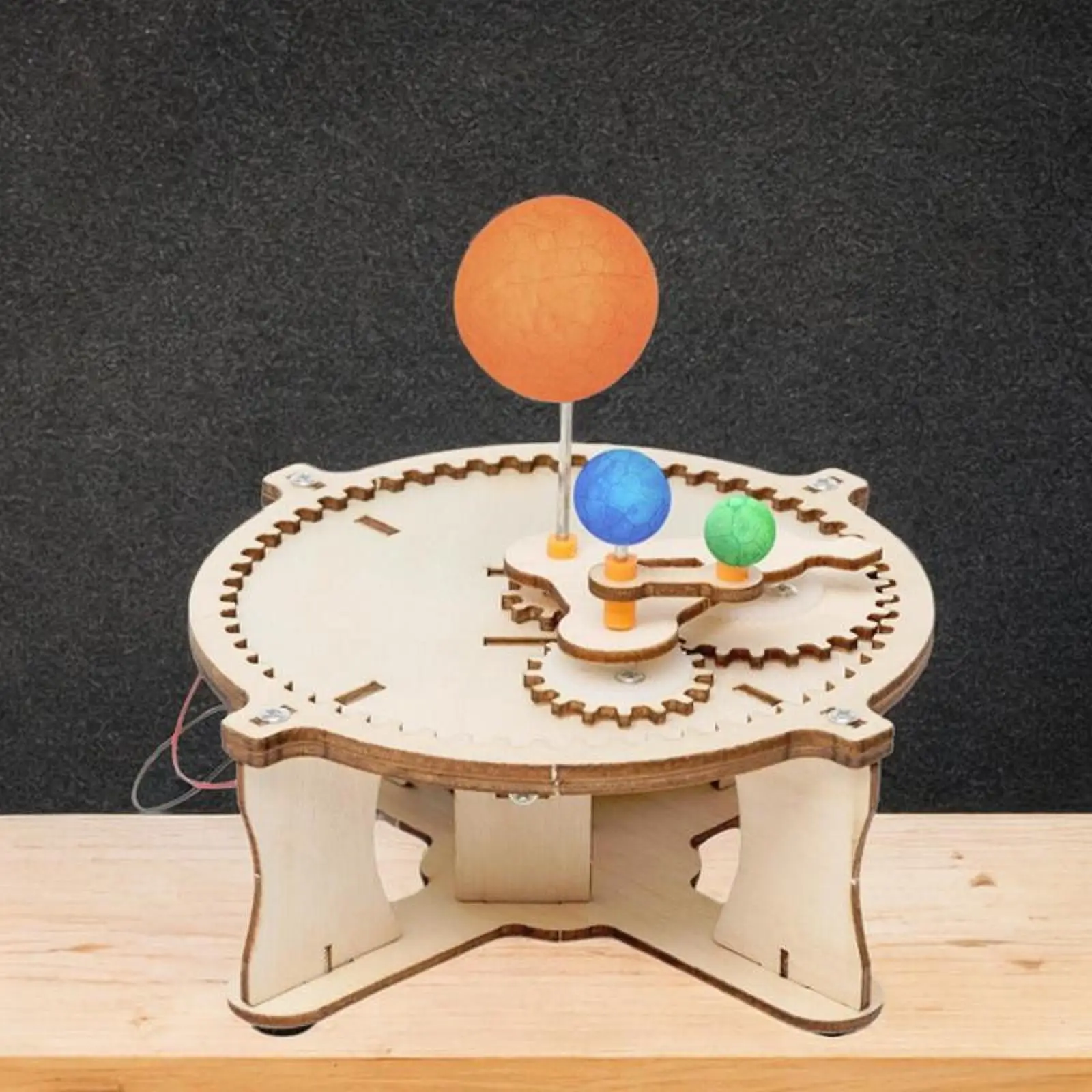 

Solar System Planetary Movement Kits Wood Astronomy Sun Science Toy for Gift