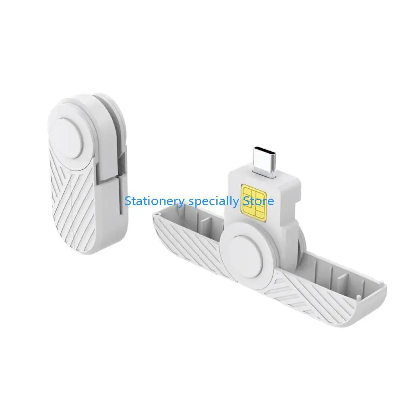 P0RB CAC Card Reader Type-C Tax Drase Adapter SIM-CARD/IC-CARD ADAPTER