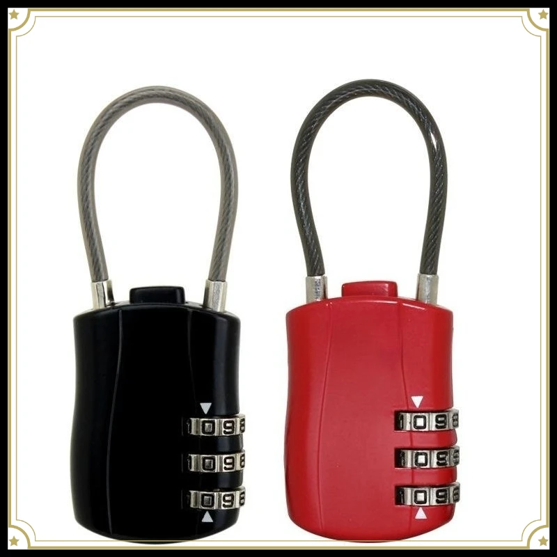 TSA Customs Password Lock Custom Steel Padlock for Hard Protective Case Replacement Accessories
