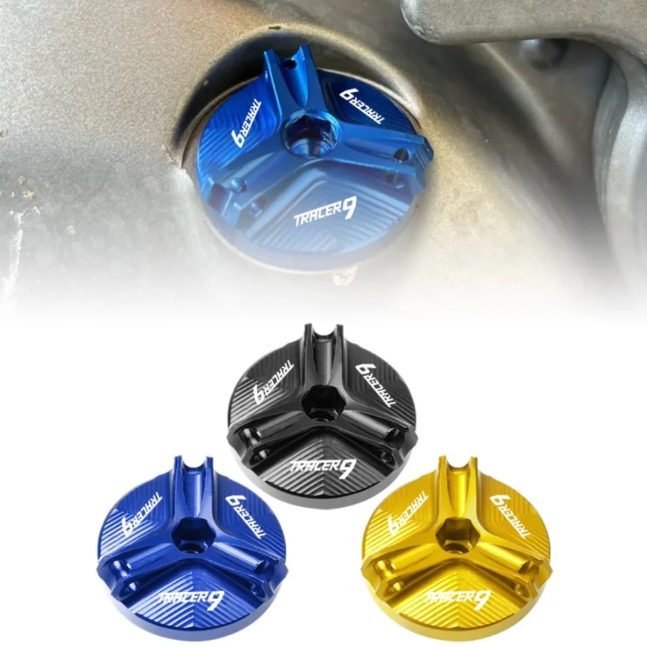 

For Yamaha Tracer 9 GT 2021 2022 2023 2024 Tracer9 Motorcycle Oil Filler Cap Accessories M28*3 Engine Oil Cup Plug Cover Screw