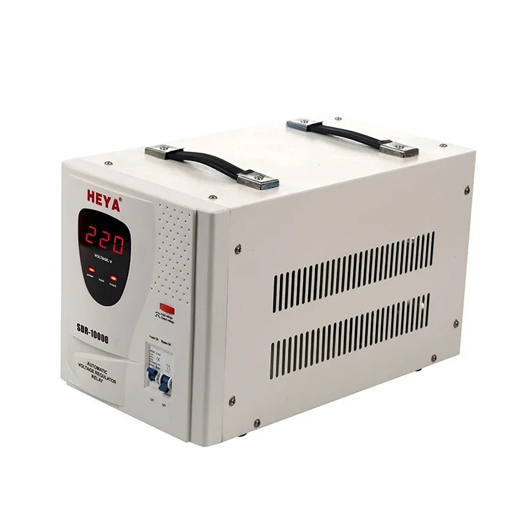 8KVA 10KVA 220V Automatic AC Single Phase Power Voltage Regulators Stabilizers AVR With Fan