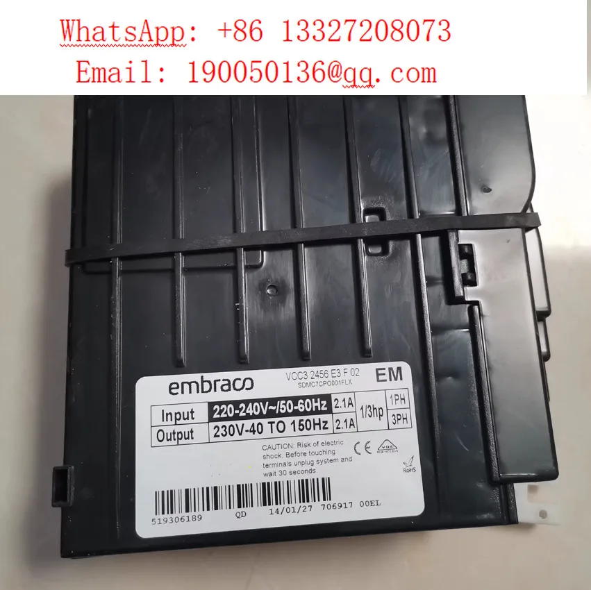 Placa de Control de Compresor de Frecuencia Variable para Refrigerador VCC3 2456 Embraco VCC3 2456 EG3.3A