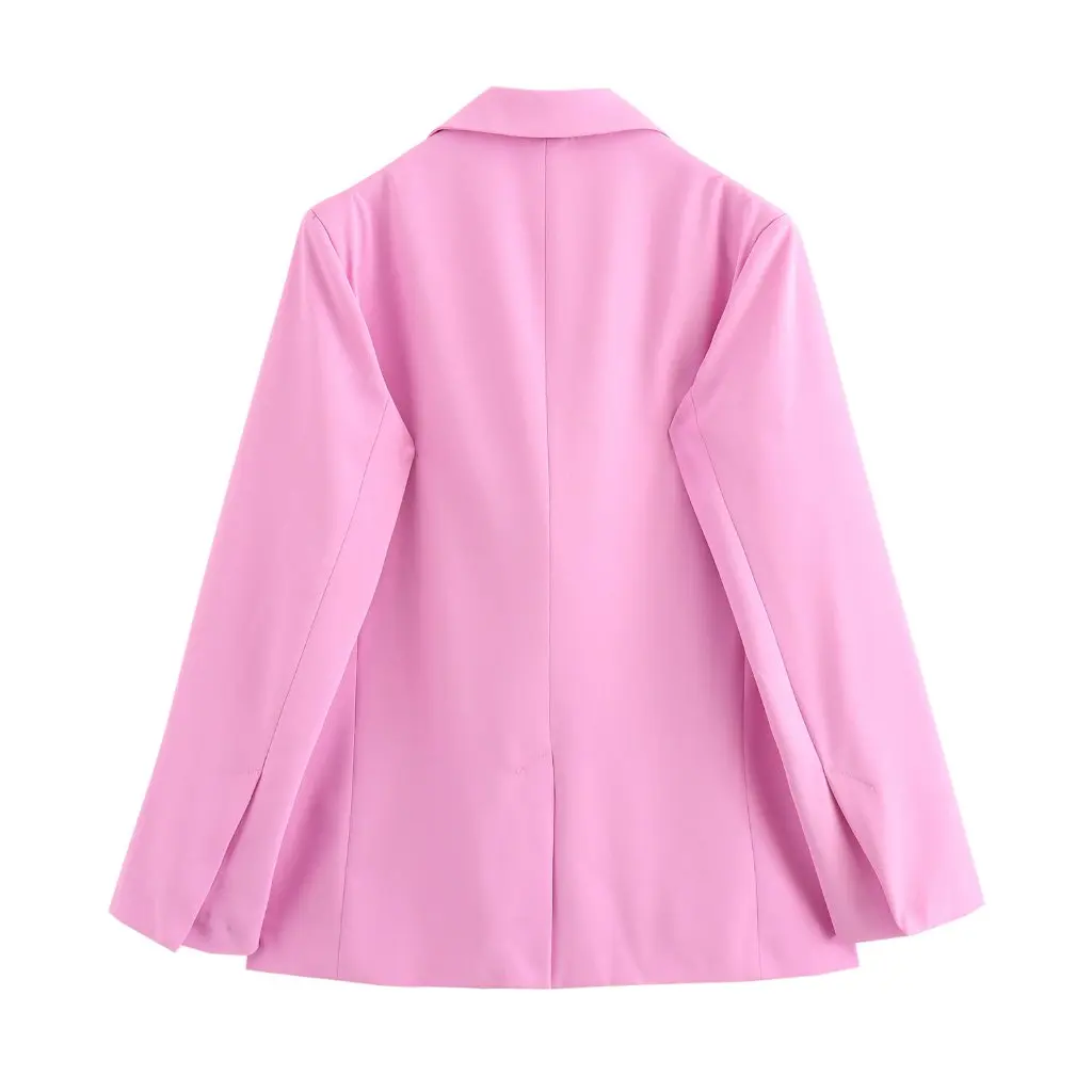 เสื้อเบลเซอร์ผู้หญิงไซส์ใหญ่ สไตล์ลำลอง ทรงตรง แฟชั่นสำหรับฤดูใบไม้ร่วงและฤดูหนาว สไตล์ยุโรปและอเมริกา