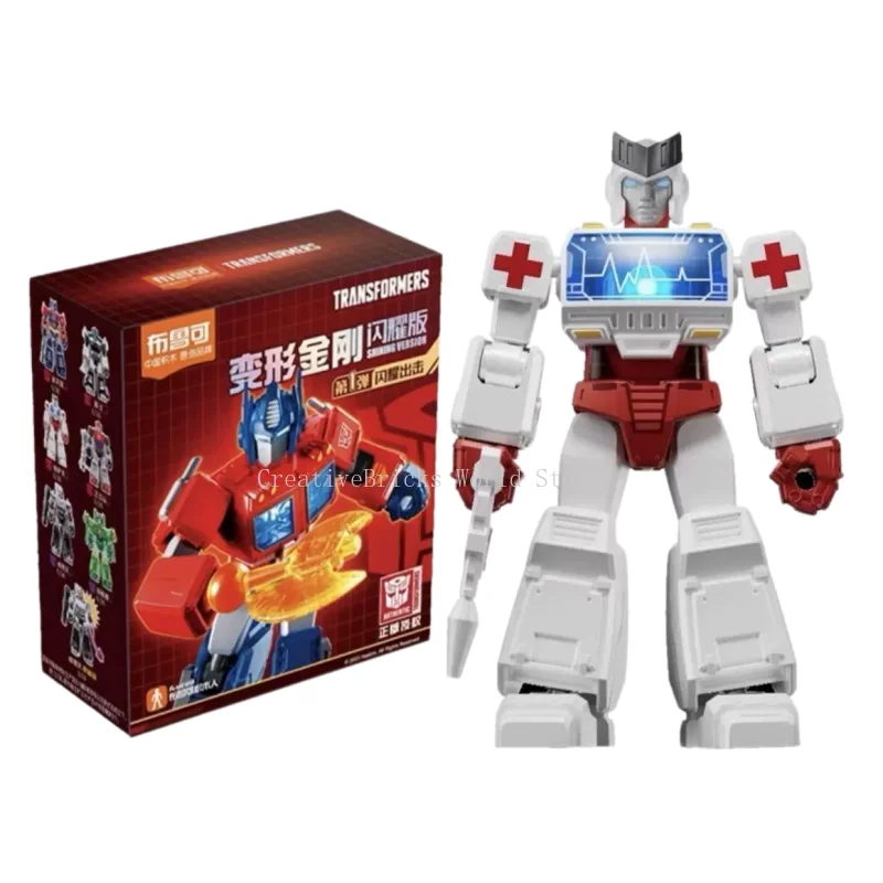Blokees Bouwstenen Figuur Transformers Shining Version Wave 1 Mecha Model Ornament Collectible Geassembleerd Speelgoed Cadeaus