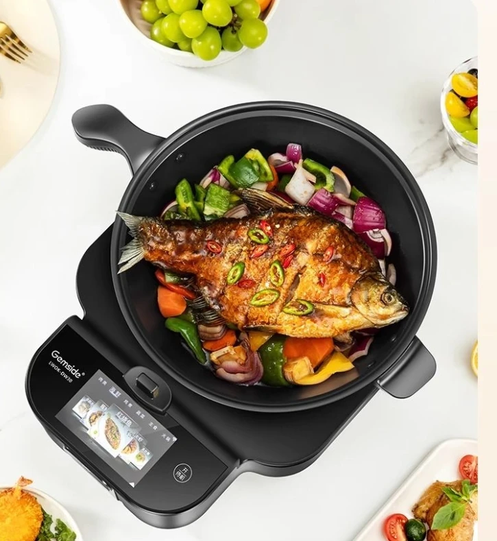 Vollautomatischer intelligenter Kochroboter Intelligenter Braten neuer multifunktionaler integrierter Wok-Automatik-Kochtopf