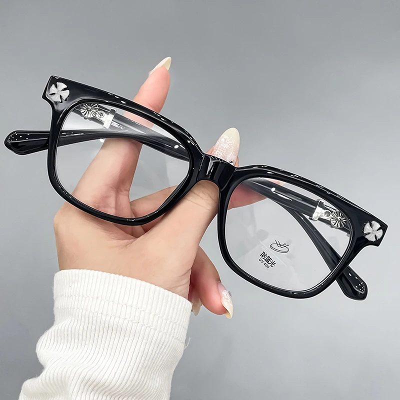Lunettes de protection anti-lumière bleue ultra-légères de haute qualité, tendance et polyvalentes, monture carrée, unisexe, anti-radiation, pour usage quotidien, F114