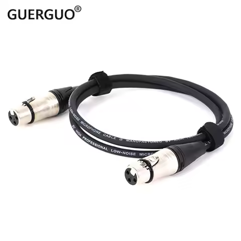 Mic Cables Balanced XLR Cable Female to Female Suitable for Microphones, Radio Station, Stage Lighting 0.3M-15M or Customization