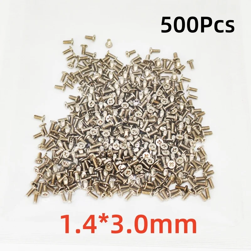 500PCS/Lot 3.0mm 3.5mm Screw For Samsung Galaxy A10 A20 A50 A52 Note 3 4 5 Mobile Phone Screws Bolts Repair Tools