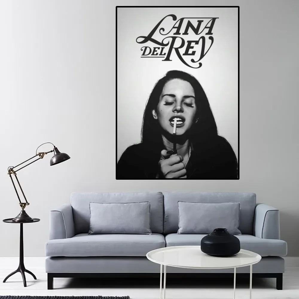 Lana Del Rey Popular Singer, Aesthetic Wall Art, HD Canvas Print Poster, Home Living Room Room, Office Decoration Supplies