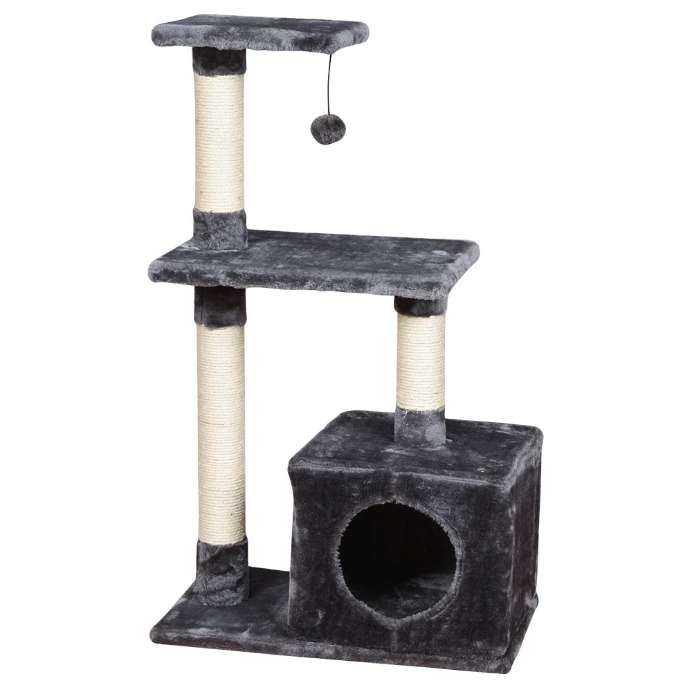 Hot salesWholesale Sisal Castle Modern Large Big Climbing Scratch Pet Scratcher Wood Condo Furniture Tower Cat Tree