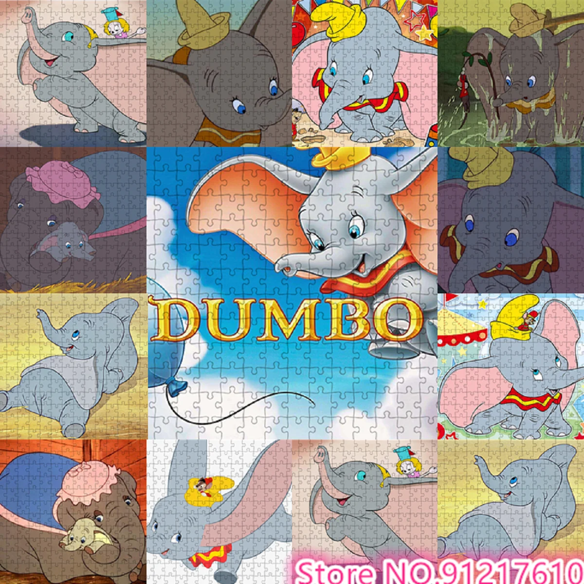 

Детские развивающие головоломки Disney Cute Dumbo 1000, игра-головоломка в подарок, предпочтительный подарок