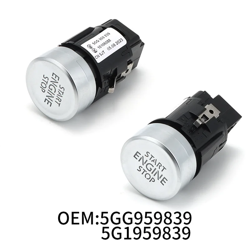 Picture 4: 5G1959839A is suitable for Volkswagen Golf 7 One click ignition switch button button 5GG959839