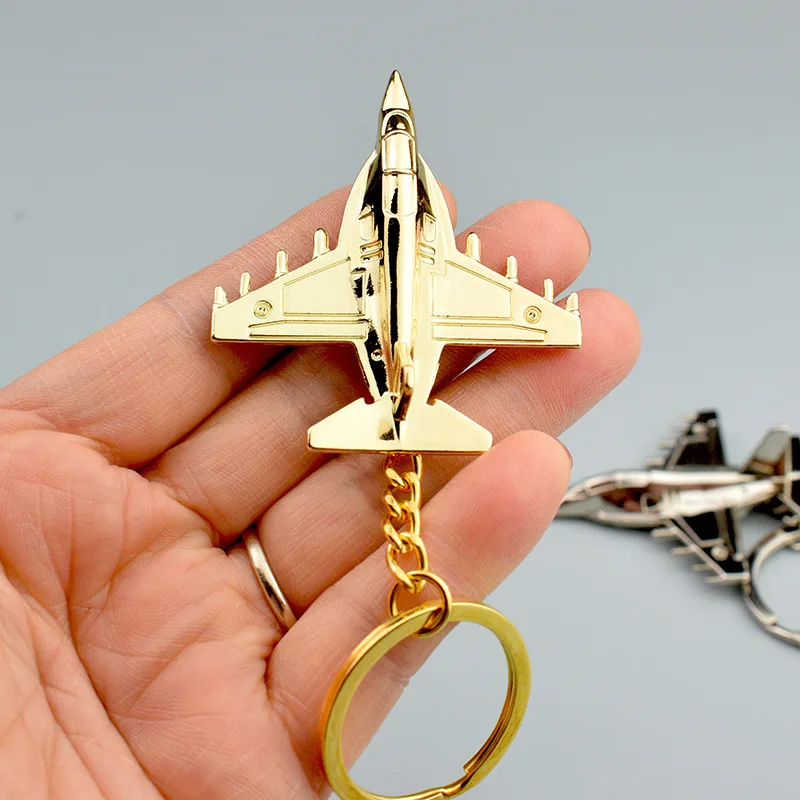 Fighter plane Keychain Creative Fighter aircraft Keychain Jewelry Gift battle-plane gifts