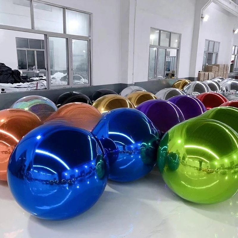 

Inflatable mirror ball, inflatable mold shopping mall, beautiful and colorful decoration for Christmas activities