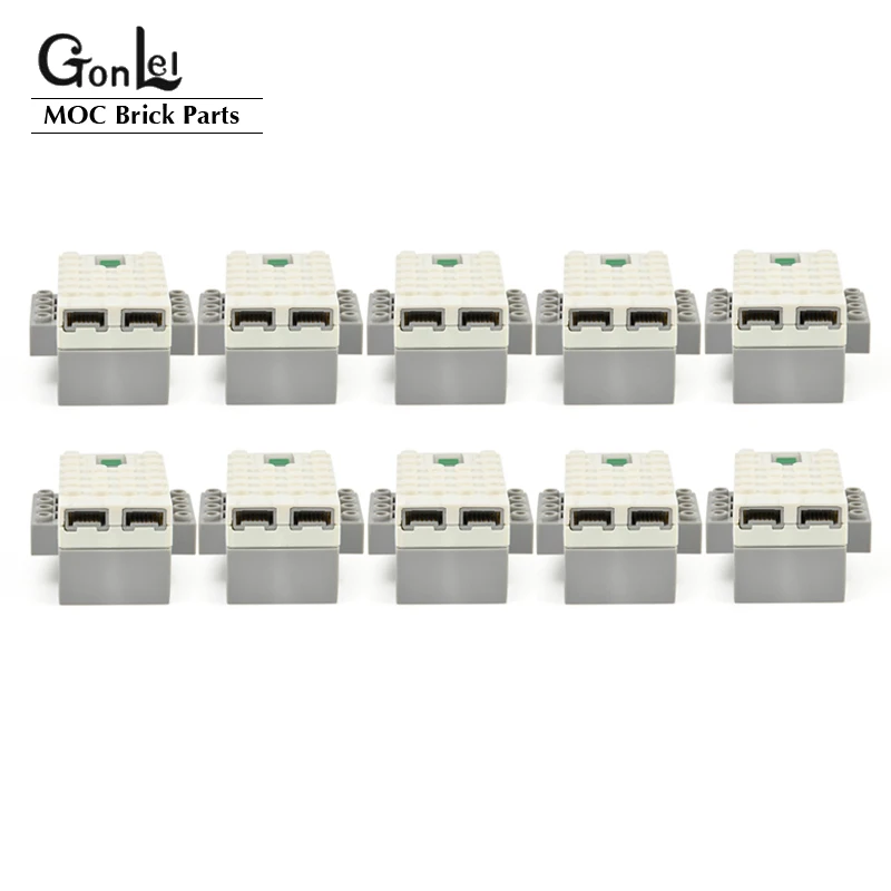 Wholesale 2-5Pcs Power Functions Electronics Parts WeDo 2.0 Smart Hub fit for 45300 Core Set 45301 19071 Classic Robotics Toys