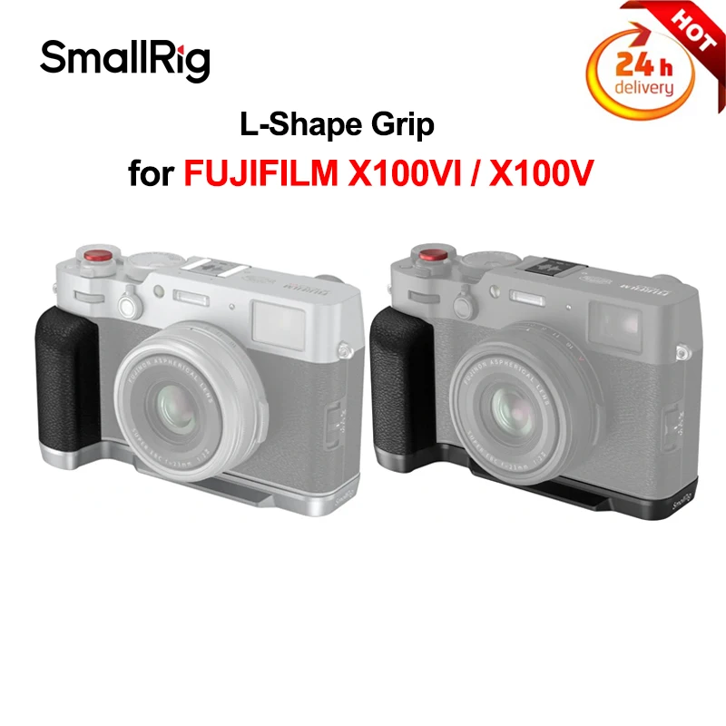 

SmallRig L-образные Аксессуары для фотоаппаратов x 4555 VI/X100V Arca-Swiss быстросъемная пластина серебристого/черного цвета 4556