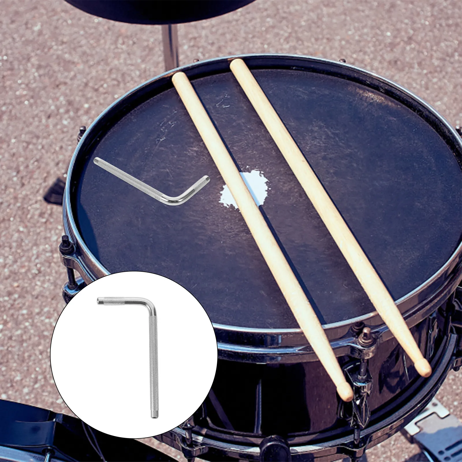 

Металлический L-образный кронштейн для крепления ковбелла к барабану, универсальный удлинитель для бас-барабана, прочное крепление для перкуссии