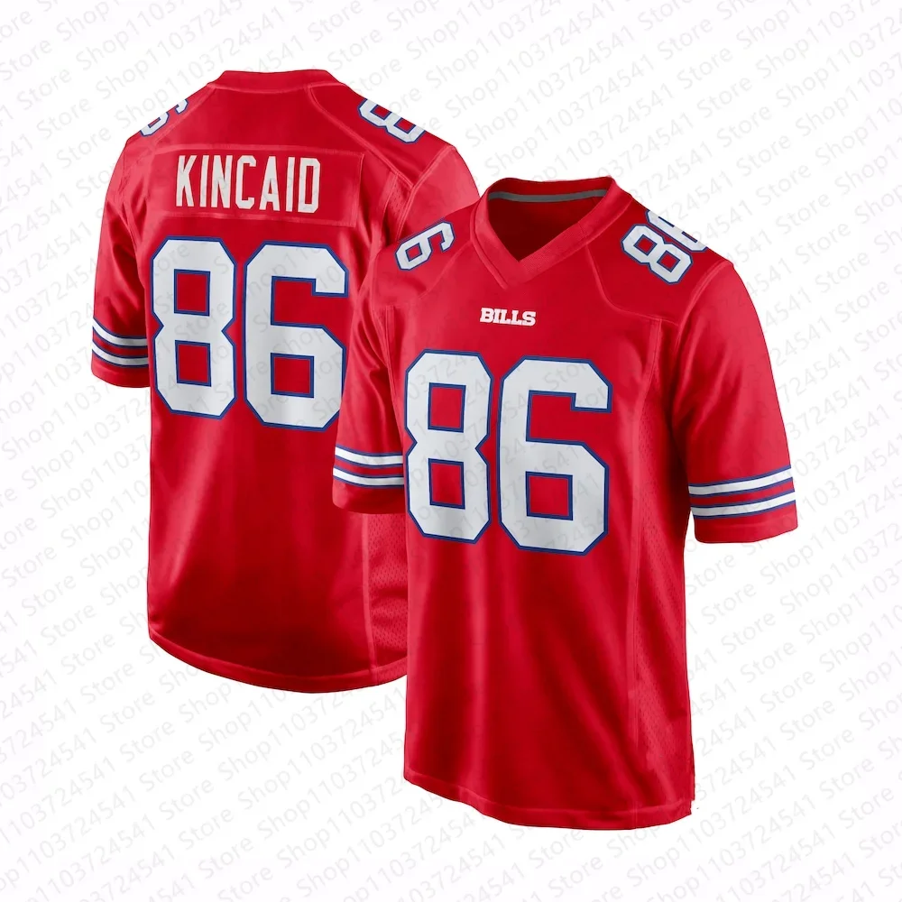 Dalton Kincaid No. 86 American Football Jersey T shirt 2024 Boys/Men\'s New Football Special Jersey Football Suit Tshirt