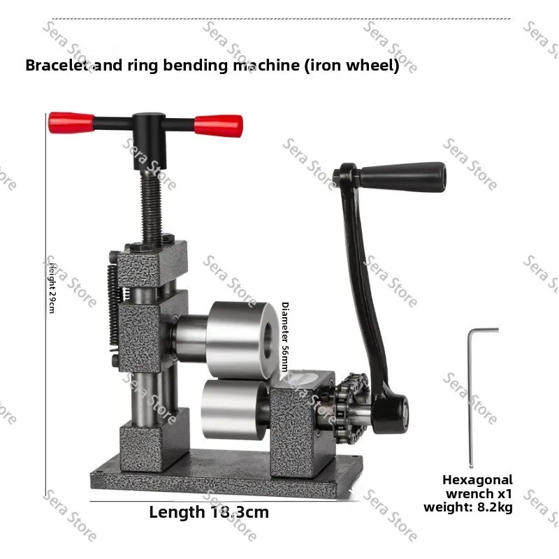 Gold Silver Jewelry Rolling Bending Machine Ring Bracelet Rounder Welding Flattening Press Tool for Jewelry Making