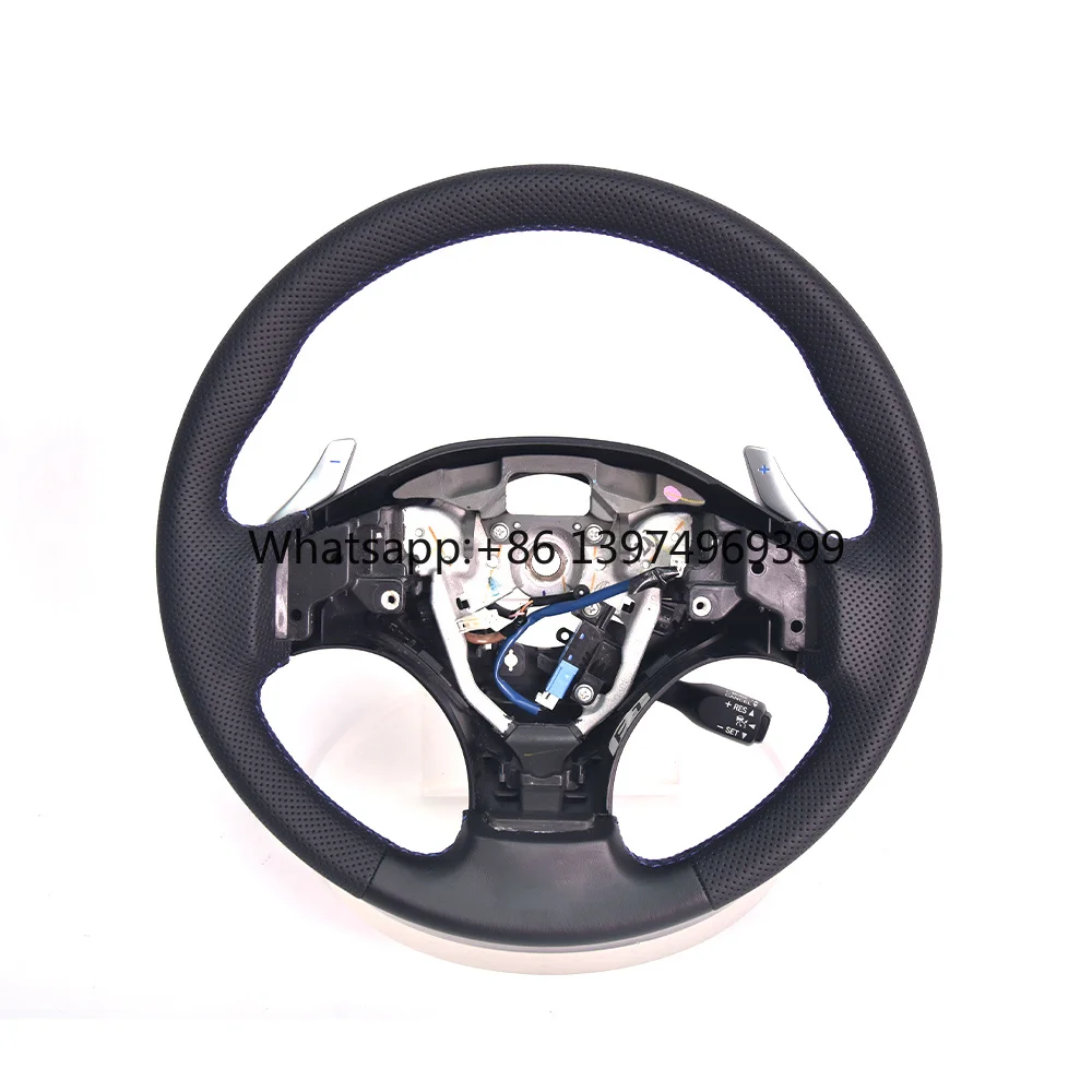 Suitable for Lexus Old IS Modified Forged Carbon Fiber Steering Wheel Assembly Suede Perforated Leather Customized Upgrade