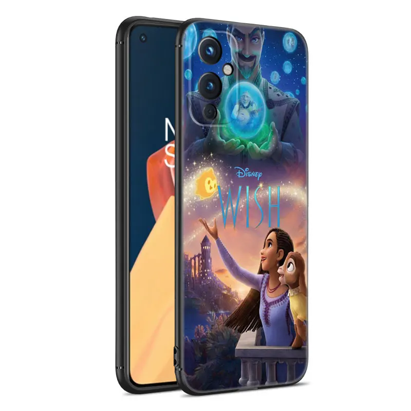 Disney The Wish Black Silicone Phone Case For OnePlus 9R 10R 11R 12R ACE 2 Pro 2V 3V Nord CE 2 3 Lite 4 N10 N20 N30 SE 5G