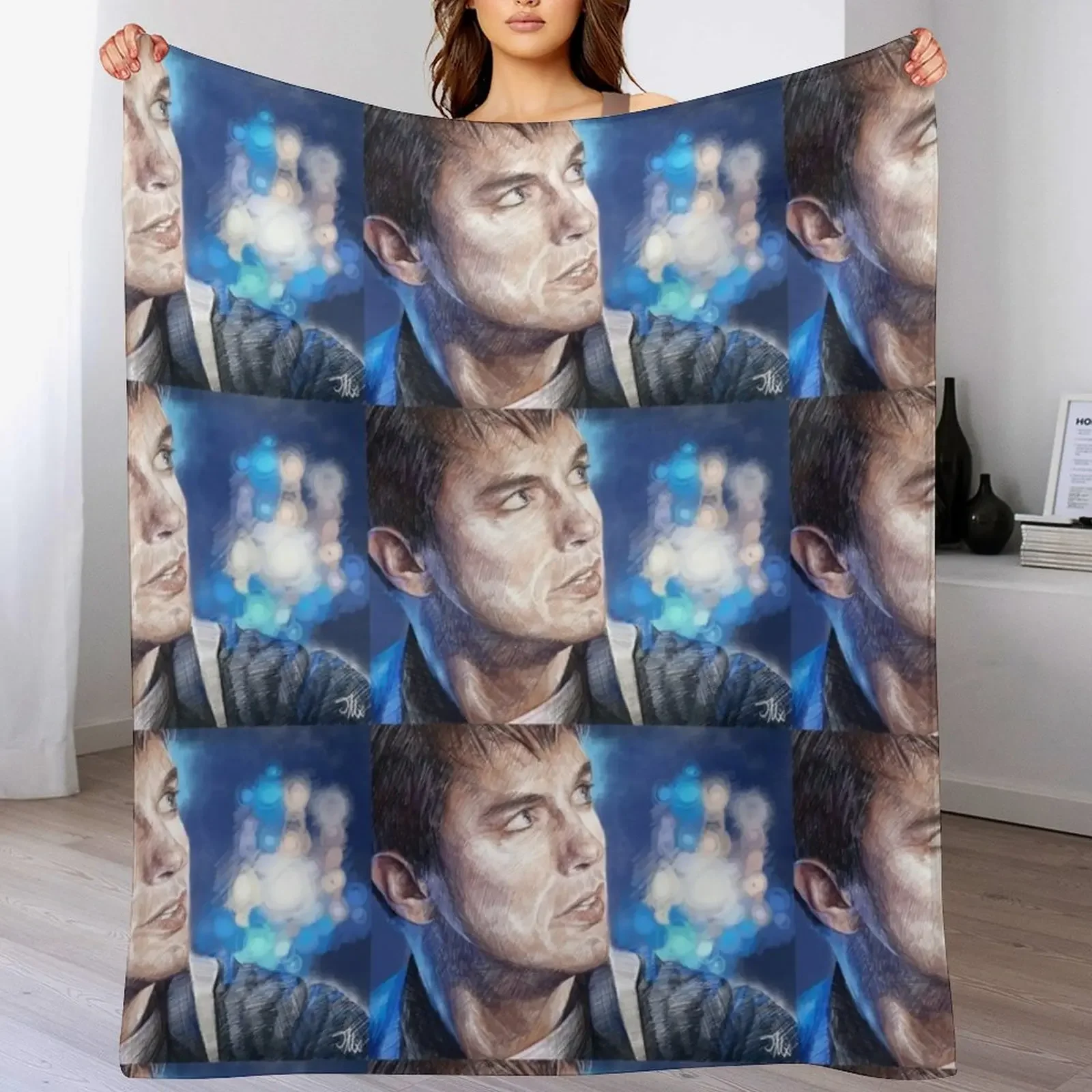 Jack Harkness Throw Blanket anime Summer Blankets