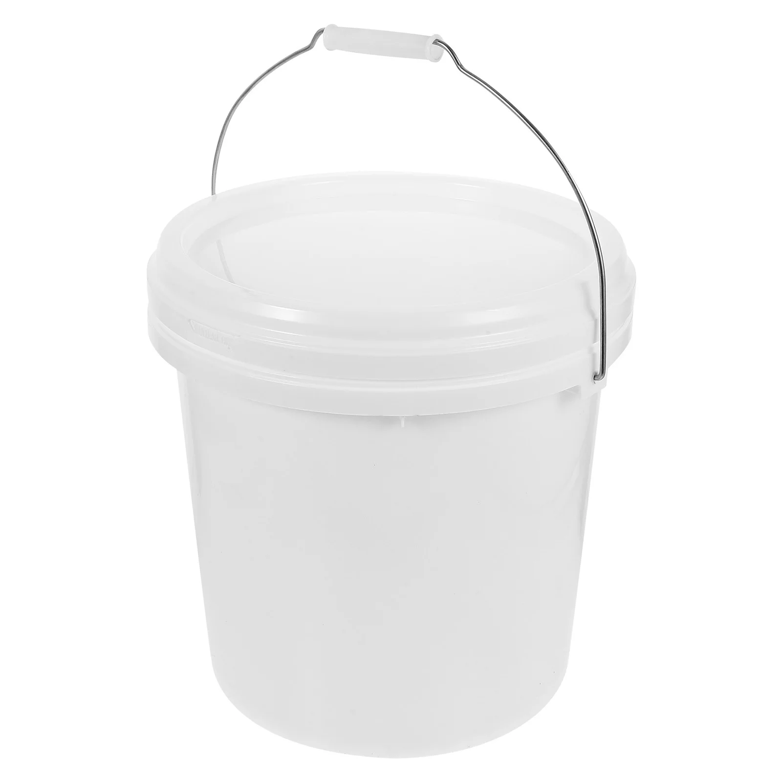 Empty Paint Gallon Storage With Handle Airtight Bucket Large Capacity Smooth Surface Durable For Storage Easy Carry Safe