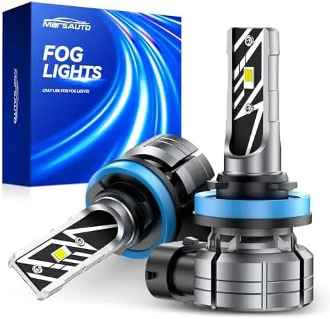 

Светодиодные противотуманные фары Marsauto H11/H8/H16 6500K 14000LM | Готовые к установке автомобильные лампы для экстерьера