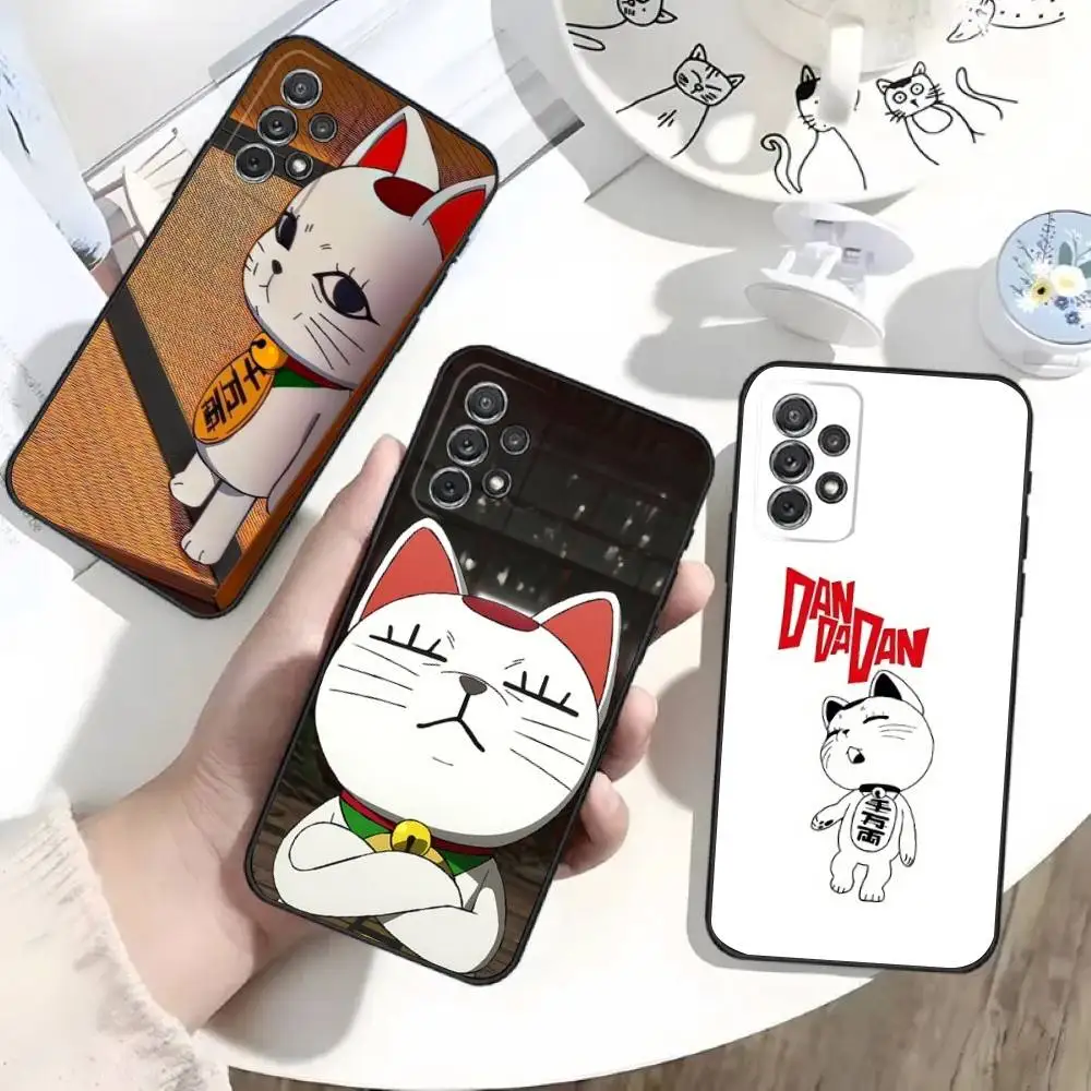 

Dandadan Turbo Baba Phone Case For Samsung S25,S24,S21,S22,S23,S30,Ultra,S20,Plus,Fe,Lite,Note,10 Black Soft Shell