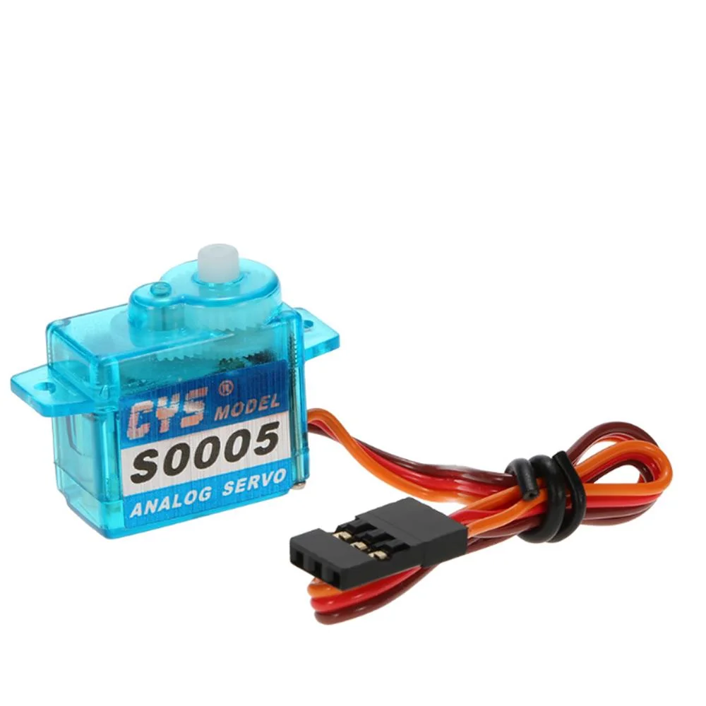 CYSModel S0005 5g Micro Plastic Gear Analog Standard Servo for RC Micro Airplane Fixed-Wing Helicopter Drones DIY Parts