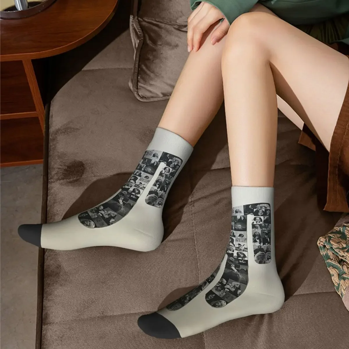 

Носки All Seasons Crew Stockings Hit Me Hard And Soft Music Album, модные длинные носки для мужчин и женщин, подарки на день Святого Валентина