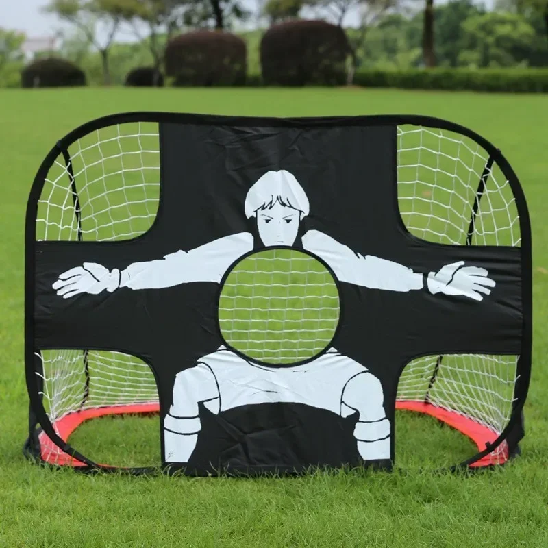 

Folding Soccer Goal Portable Training Goal Mini Children's Football Target Net Indoor Outdoor Movable Training Toy Soccer Ball