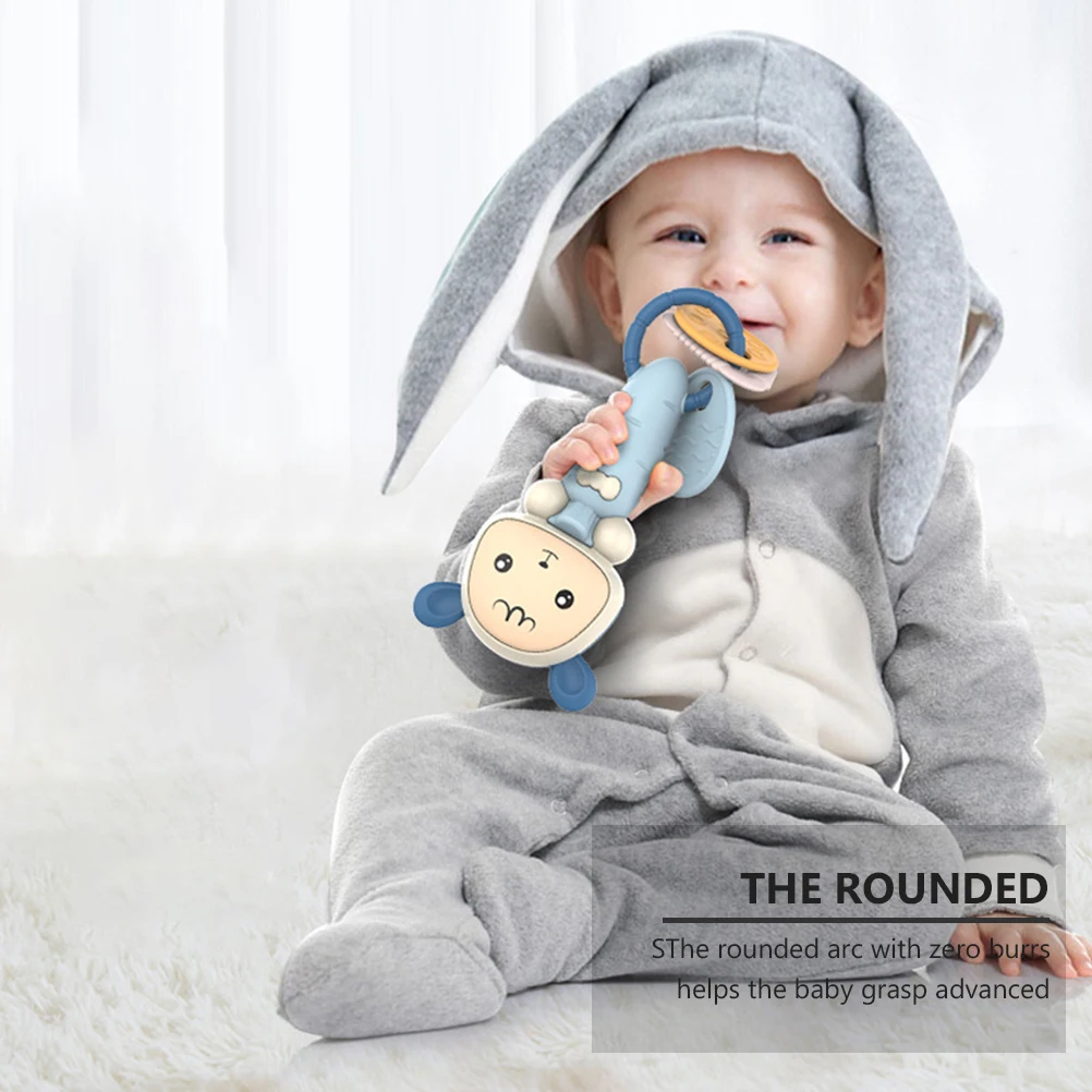 

Мягкая палочка для прикуса и тряски, сенсорный молярный стержень для прорезывания зубов, обучающий аксессуар для развития кролика, прорезыватель с