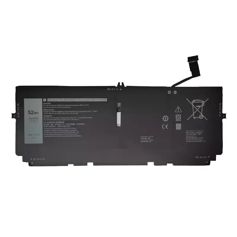 722KK Laptop Battery For DELL XPS 13 9300 9310 9380 Series P117G P117G001 P117G002 2XXFW FP86V WN0N0 7.6V 52Wh