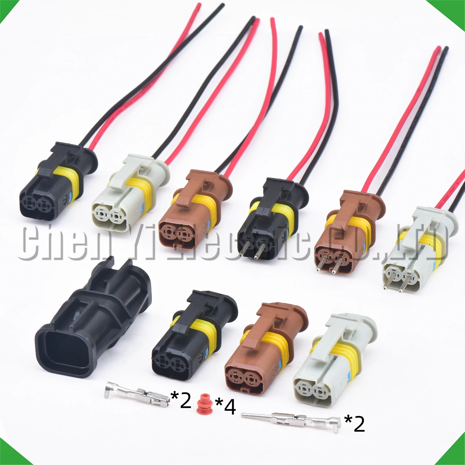 2 Pin Automotive EFI Motor Socket Car Connector Electric fuel injection starter relay plug 18286.000.002 16883.592.661