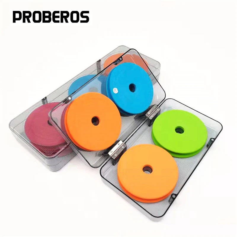 

PRO BEROS 10cm Fishing Line Storage Spools Foam EVA Winding Board Line Fly Fishing Gear with Box for Organizer Accessories