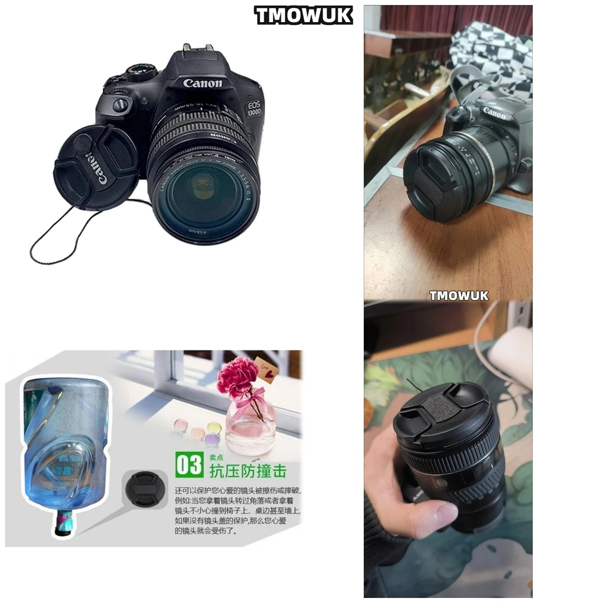 

For SONY A290 A7SIII A7R3 A7CL A580 A380 A58 A65V Camera Lens Cap Protective Cover Center Pinch Snap-on 49mm 52 55 58 62 67 72 7