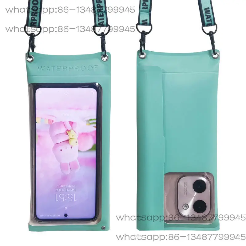 Mobile Phone Waterproof Bag, Diving Cover, Protective Case, Touch Screen Swimming Rain Cover, Special Rider for Takeaway