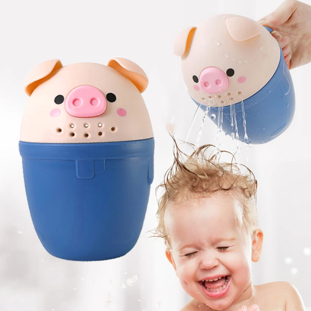 Douchepot Cartoon Babybadbeker Babydouche Haar Gietbeker Badaccessoire, Groen