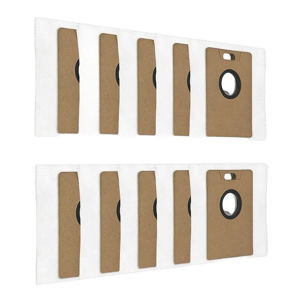 For VCWD-L9633 Robot Vacuum Cleaner Dust Bag Set 4 10 or 20 pcs Meltblown + Non Woven Filter Layer High Capacity
