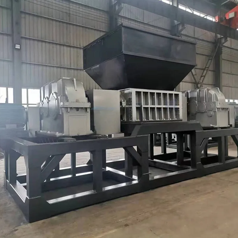 نفايات بناء شكل عمود مزدوج كسارة عظام الحيوان الأجهزة المنزلية القديمة أريكة فراش آلة تقطيع الجلد #3