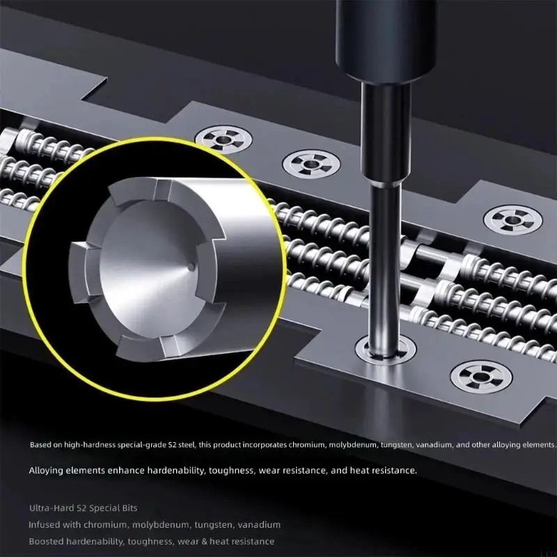 L43A Hand Screwdriver with Integrated Tip for Careful Repair Handling