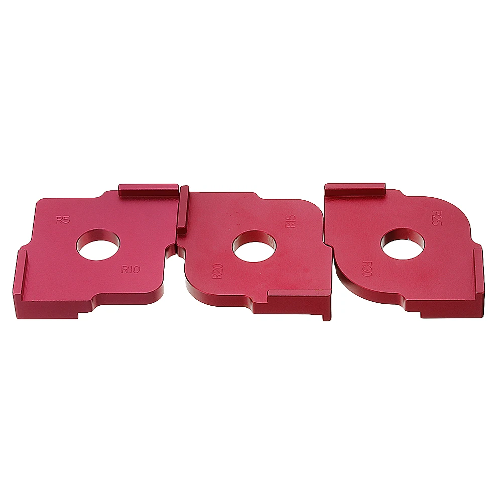 Drillpro Wood Panel Radius R5-R10 R15-R20 R25-R30 R35-R40 Quick-Jig Router Table Bits Jig Corner Template Woodworking Tool