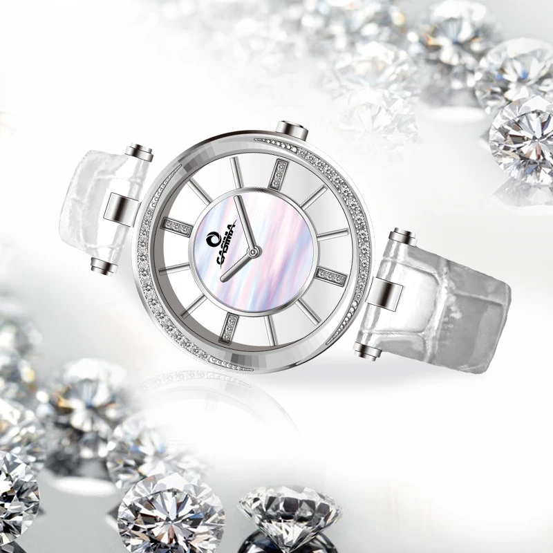 CASIMA Women's quartz wristwatch, simple trend chronograph, waterproof, luminous, national movement, model ET-6603-996